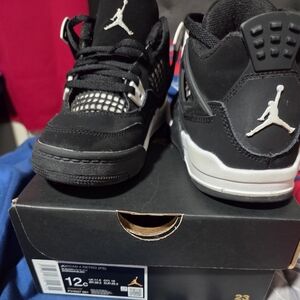 Jordan Kids Sneakers Black and White
